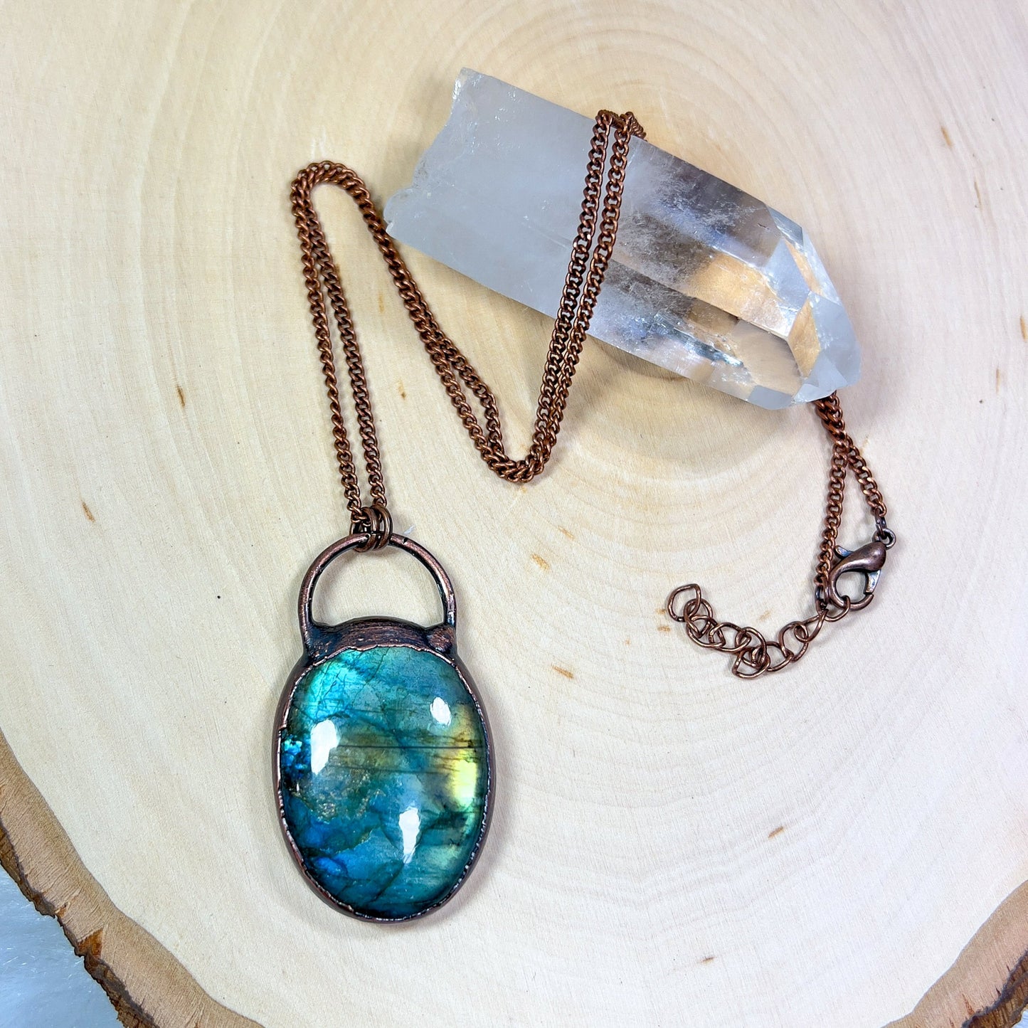 Blue Labradorite Necklace