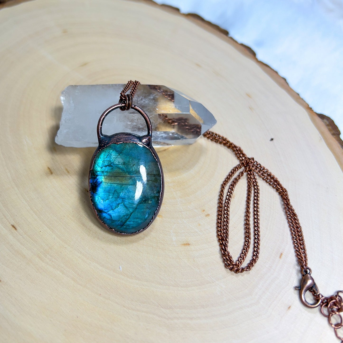 Blue Labradorite Necklace