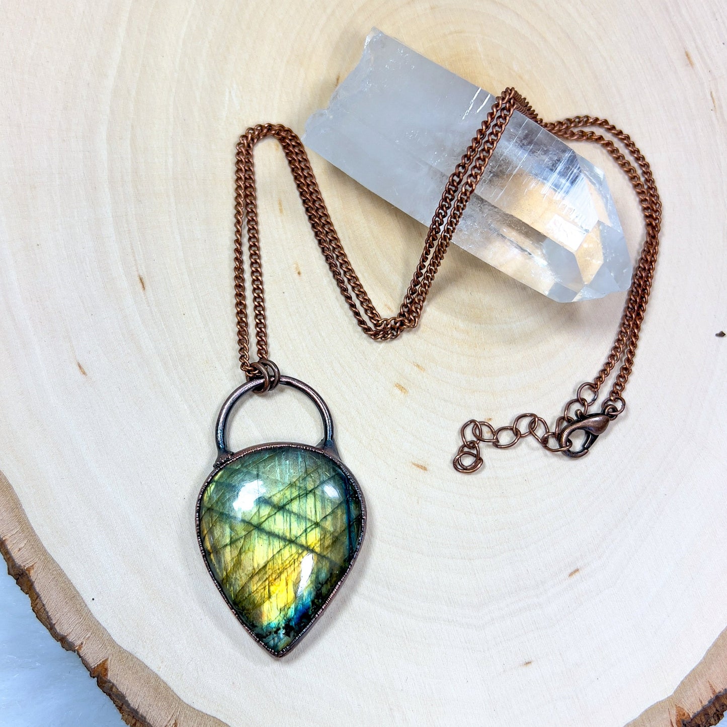 Golden Labradorite Necklace