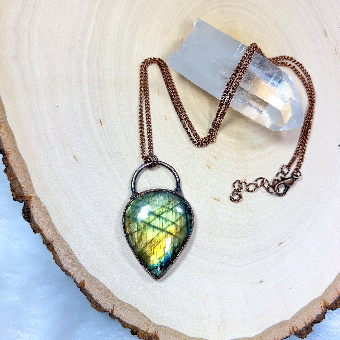 Golden Labradorite Necklace