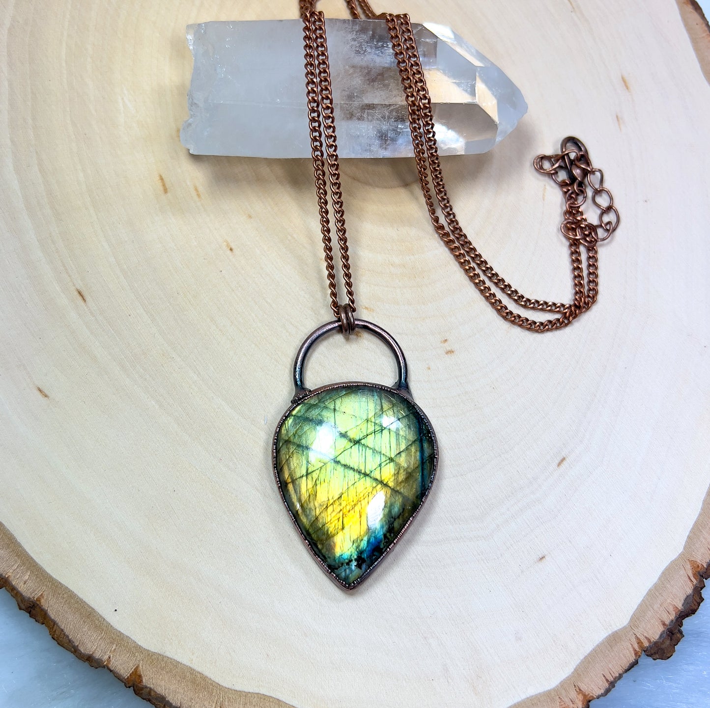 Golden Labradorite Necklace